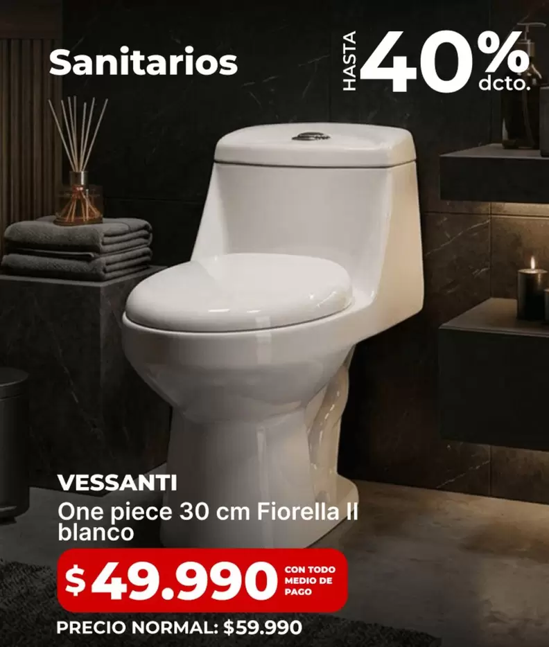 Vessanti - One Piece 30 Cm Fiorella II Blanco