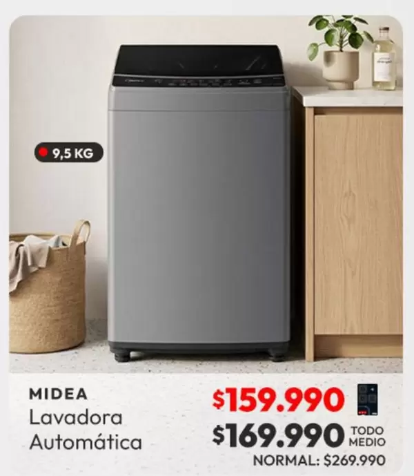 Midea - Lavadora Automatica