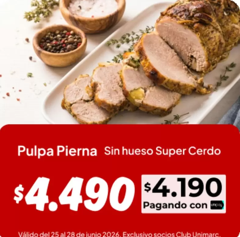 Club - Pulpa Pierna Sin Hueso Super Cerdo