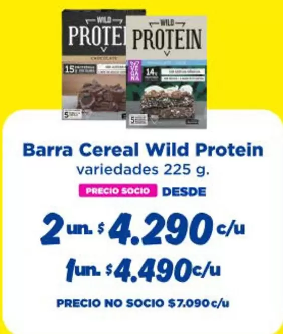 Barra Cereal Wild Protein