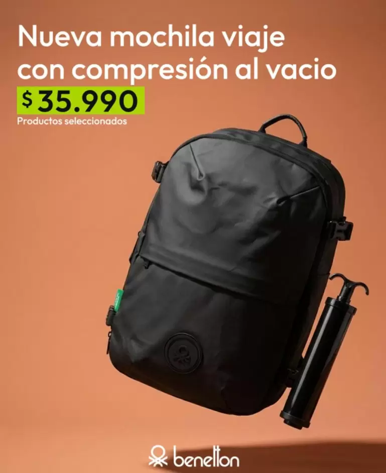 Nueva Mochila Viaje Con Compresión Al Vacio