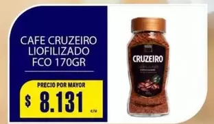 Cruzeiro - Cafe Liofilizado FCO 170Gr