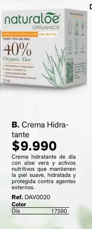 Naturaloe - Crema Hidratante