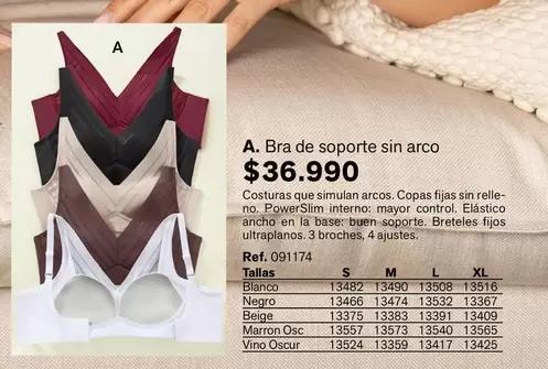Arcos - Bra De Soporte Sin Arco