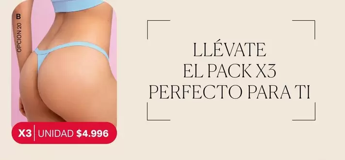 Llevate El Pack X3 Perfecto Para Ti