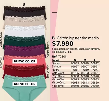 Suave - Calzon Hipster Tiro Medio