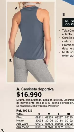 Camiseta Deportiva