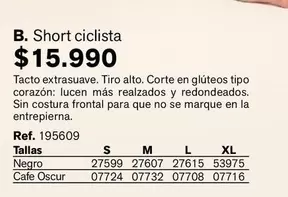 Short Ciclista