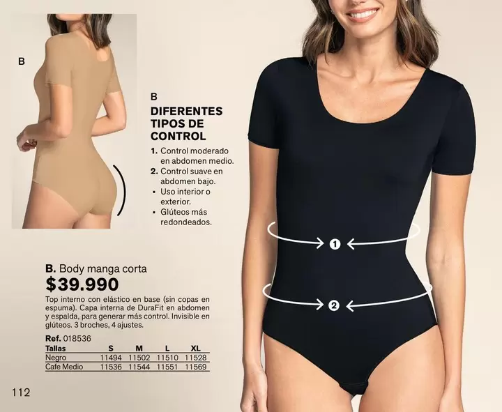Control - Body Manga Corta
