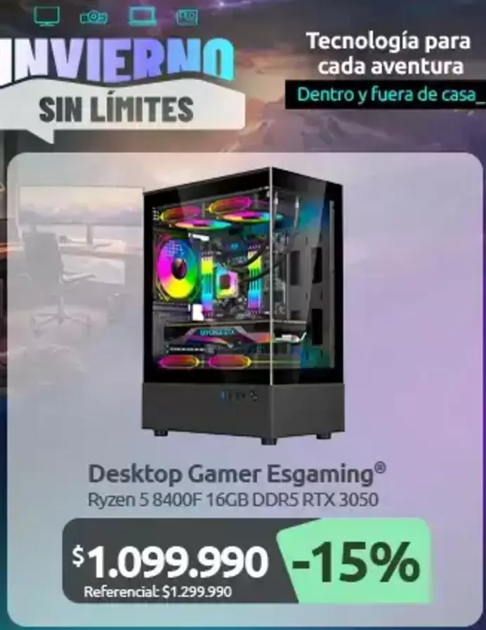 Desktop Gamer Espaming