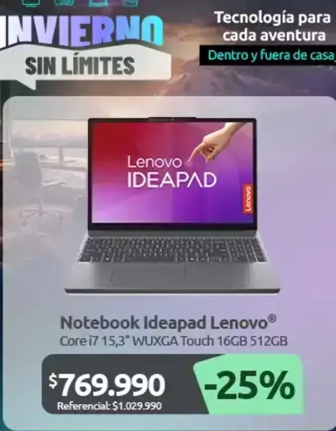 Lenovo - Notebook Ideapad