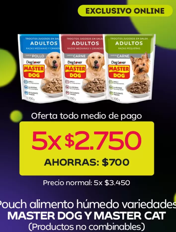 Master Cat - Rouch Alimento Humedo Variedades