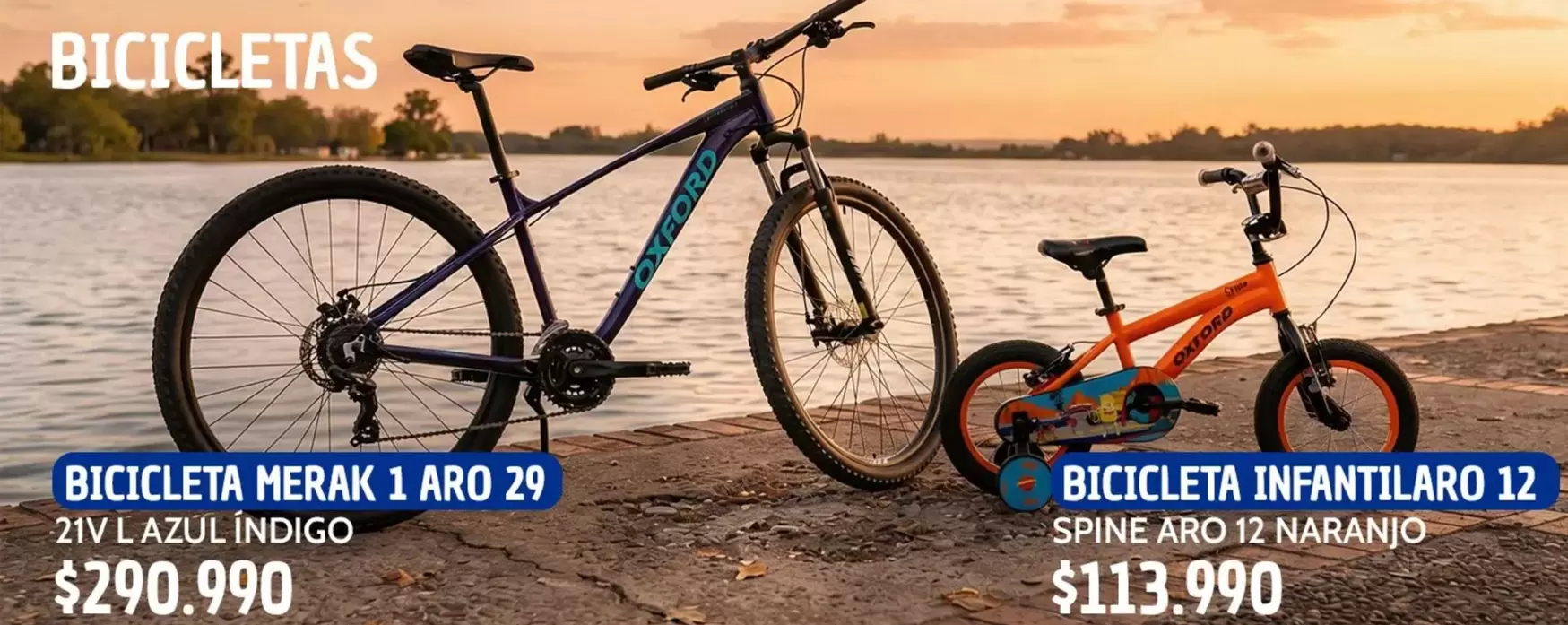 Oxford - Bicicleta infantilaro 12 apy la zaul