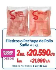 Sadia - Filetitos O Pechuga De Pollo