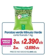 Minuto Verde - Porotos Verde
