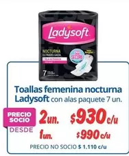 Ladysoft - Toallas Femenina Nocturna