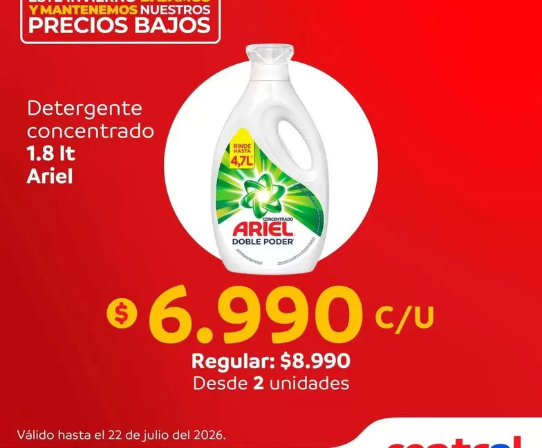 Ariel - Detergente Concentrado