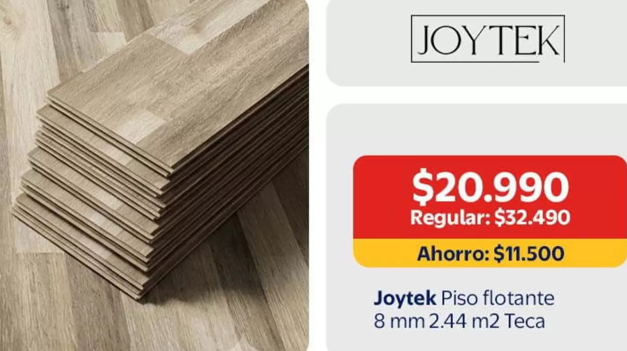 Joytek Piso Flotante 8 Mm