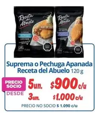 Abuelo - Suprema O Pechuga Apanada Receta Del