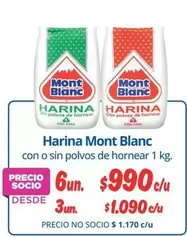 Mont Blanc - Harina Con O Sin Polvos De Hornear