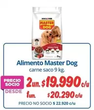 Master Dog - Alimento Carne Saco