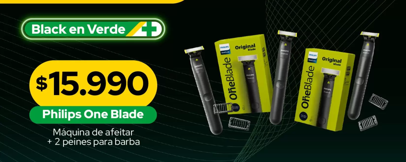 Philips - Muquina De Afeitar + 2 Ppines Para Barba