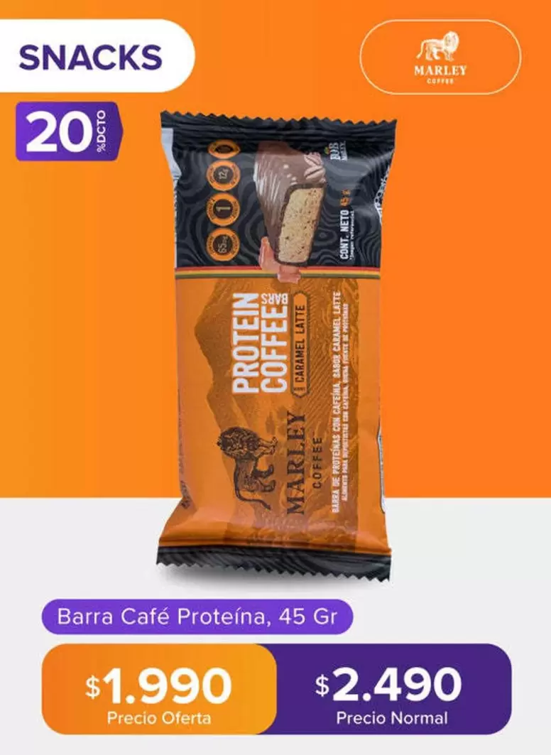 Marley - Barra Cafe Proteina