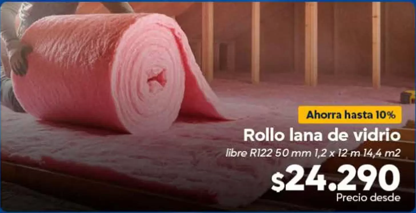 Rollo Lana De Vidrio