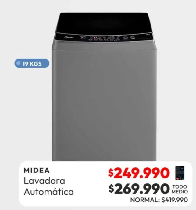 Midea - Lavadora Automatica