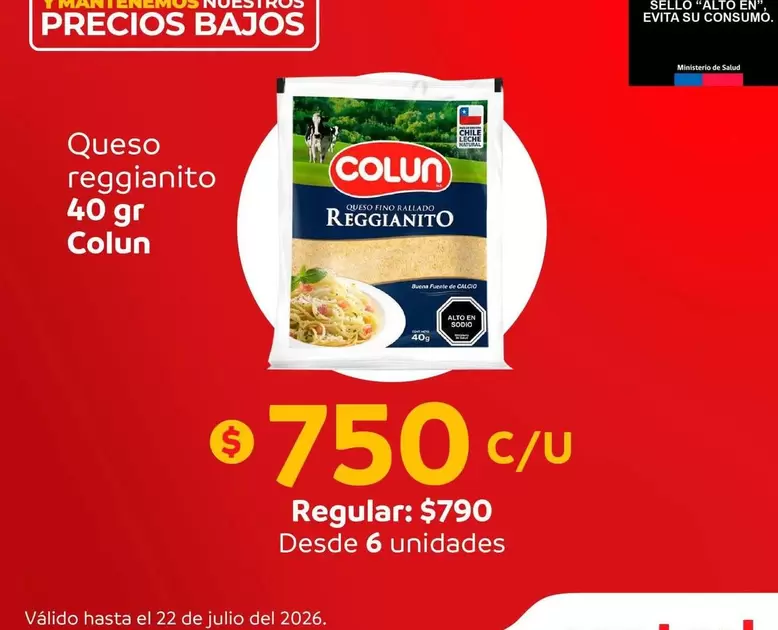 Colun - Queso Reggianito