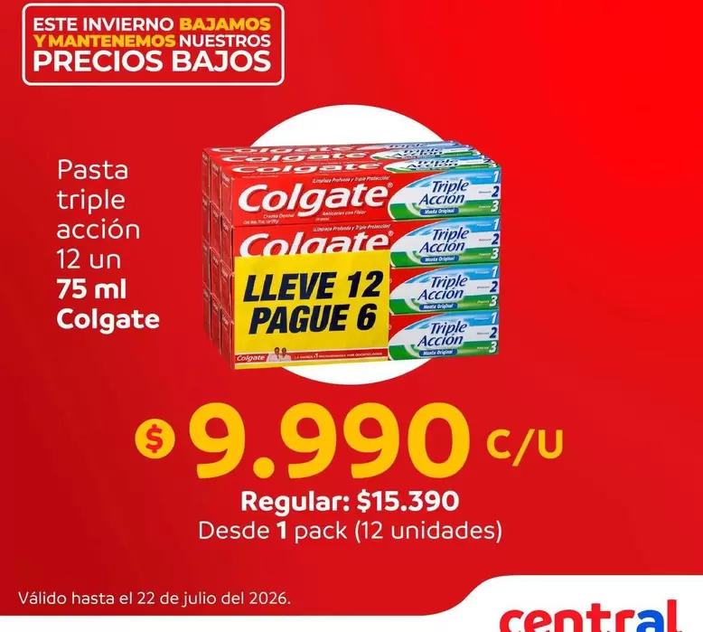 Colgate - Pasta Triple Accion