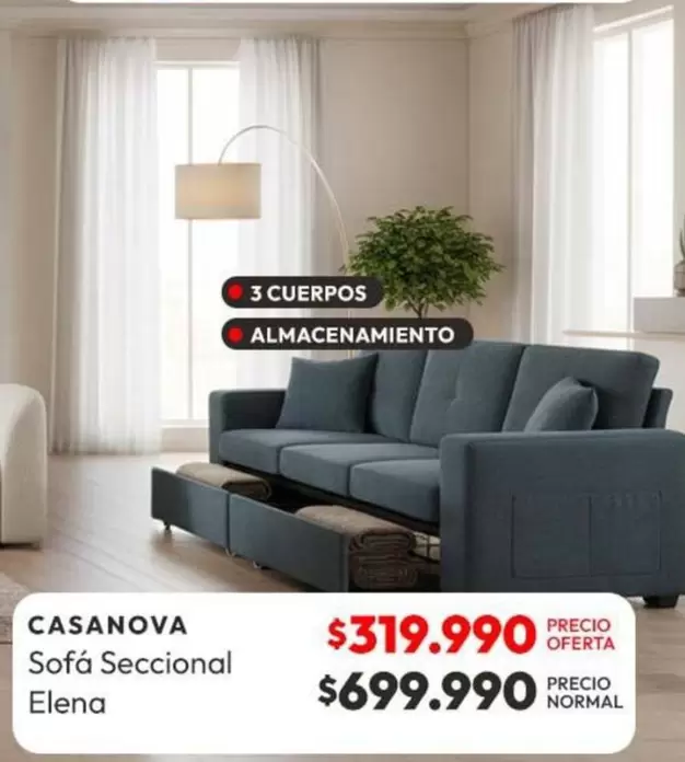 Sofá Seccional Elena