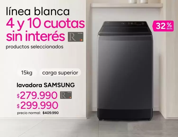 Samsung - Lavadora