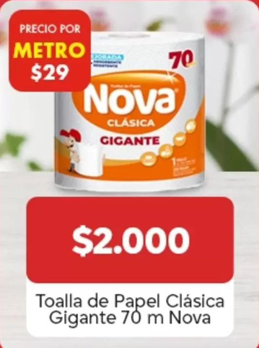 Nova - Toalla De Papel Clásica Gigante