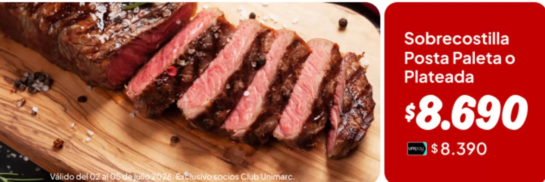 Club - Sobrecostilla Posta Paleta O Plateada
