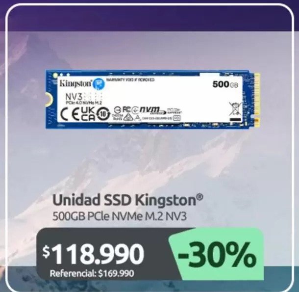 Kingston - Unidad Ssd