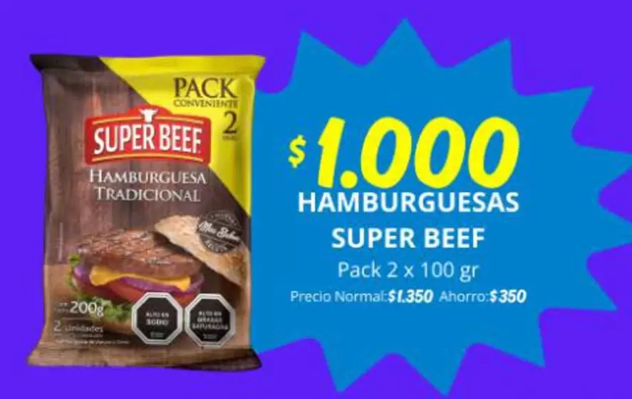 Hamburguesas Super Beef