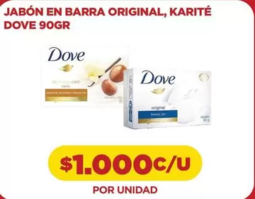 Dove - Jabon En Barra Original, Karité