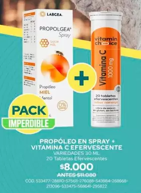 Provolo En Spray + Vitamina C Effervescente
