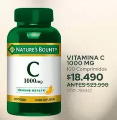 Vitamina C 1000 Mg 100 Compriminos