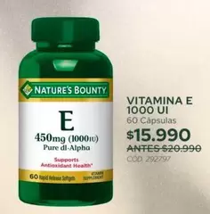 Vitamina E 1000 Ui