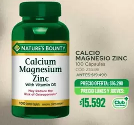 Natur - Calcio Magnesio Zinc
