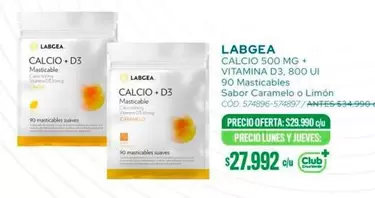 Club - Calcio 500 Mg + Vitamina D3