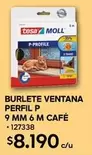 Tesa - Burlete Ventana Perfil P 9 Mm 6 M