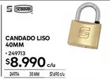 Candado Liso 40mm