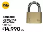 Yale - Candado De Bronce