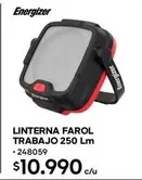 Energizer - Linterna Farol Trabajo 250 Lm
