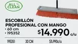 Clean - Escobillon Profesional Con Mango