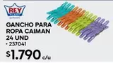 Rey - Gancho Para Ropa 24 Und