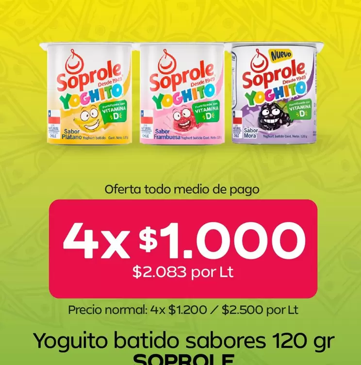 Soprole - Yoguito Batido Sabores
